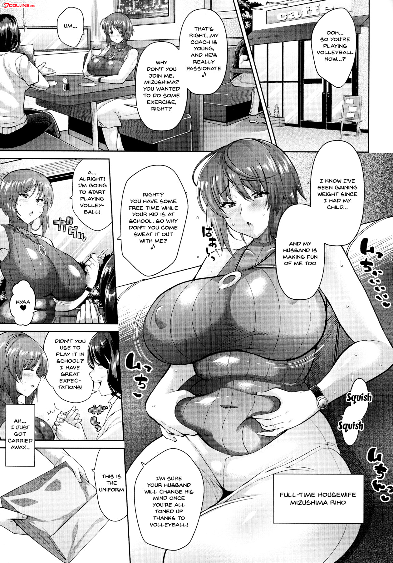 Hentai Manga Comic-Getting Hot and Sweaty With My Friend's Lewd Mom-Read-1